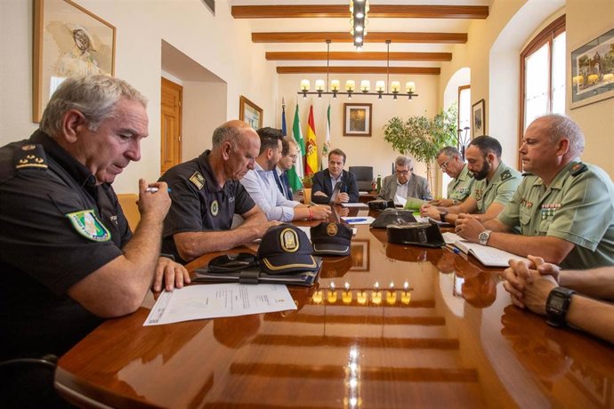 Reunión de la Junta Local de Seguridad de Mairena del Aljarafe.