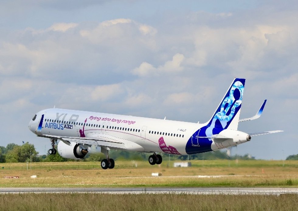 Despegue del A321XLR.