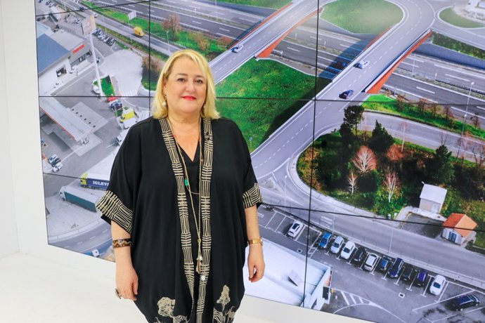 La diputada de Infraestructuras Viarias de Gipuzkoa, Aintzane Oiarbide