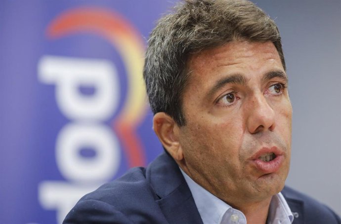 Archivo - El presidente del PP de la Comunitat Valenciana, Carlos Mazón, en una imagen de archivo. 