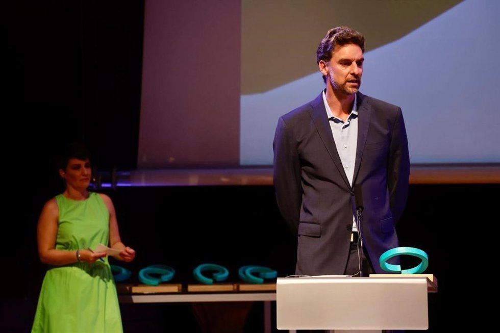 Pau Gasol en la entrega de Premios Rompe el Círculo.