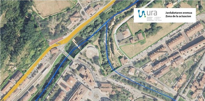 Proyeco para la defensa de Sodupe de las crcidas de los ríos Herrerías y Cadagua.