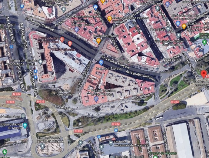 Alicante impulsa la reurbanización de las avenidas de Loring, Eusebio Sempere y Oscar Esplá con la redacción