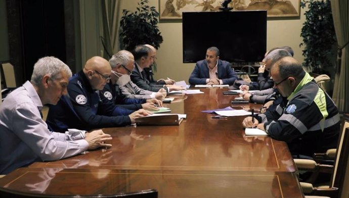 Imagen de una reunión técnica incluida dentro del primer minidocumental del Ministerio del Interior, que también estrena nueva página web