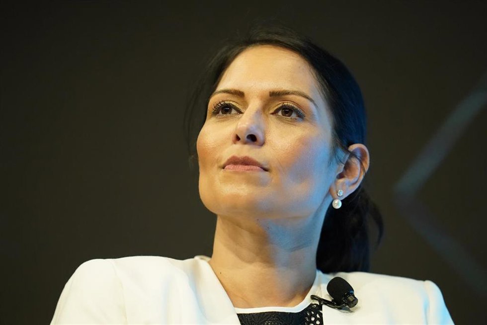 Priti Patel, ministra del Interior de Reino Unido