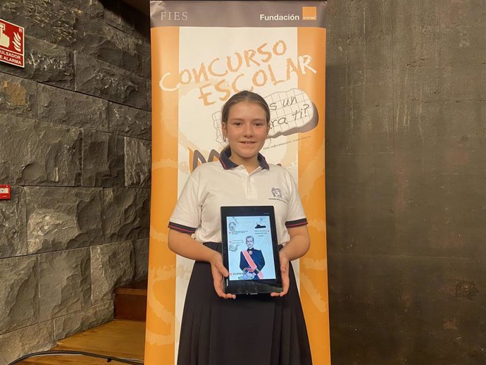 La alumna Alicia Úrsula Duque Ojeda