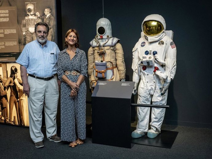 Exposición 'Apolo 11. La llegada del hombre a la luna'.