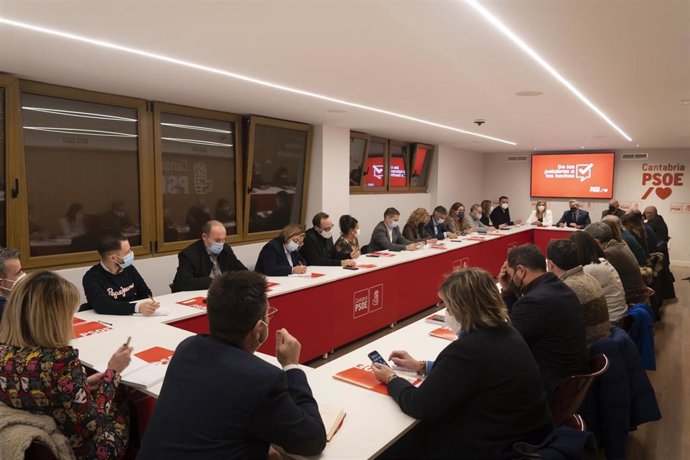 Reunión de la Ejecutiva Regional del PSOE de Cantabria