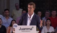 Feijóo llama a "depositar la confianza en un tío confiable" como Moreno: "No votan un partido, votan por Andalucía"