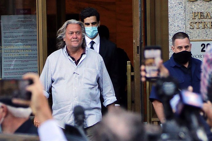 Archivo - Steve Bannon, exasesor de la Casa Blanca del expresidente Donald Trump