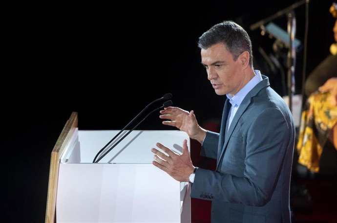 El presidente del Gobierno, Pedro Sánchez, clausura el South Summit 2022, en La Nave de Madrid, a 8 de junio de 2022, en Madrid (España). 