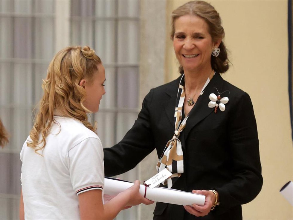 La Infanta Elena ha presidido el Concurso de Pintura Infantil y Juvenil para Centros Escolares