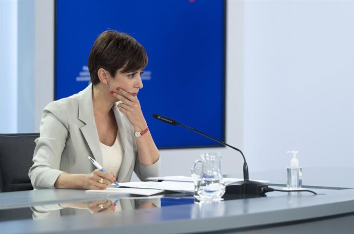 La ministra Portavoz, Isabel Rodríguez