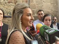 La alcaldesa de Toledo se felicita de que hoy los toledanos puedan vivir sin restricciones "el Corpus del reencuentro"