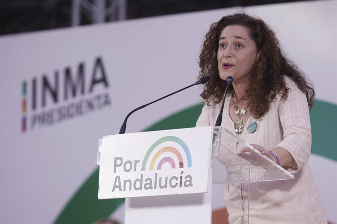 La candidata de Por Andalucía a la presidencia de la Junta de Andalucía, Inmaculada Nieto, en una imagen de archivo.