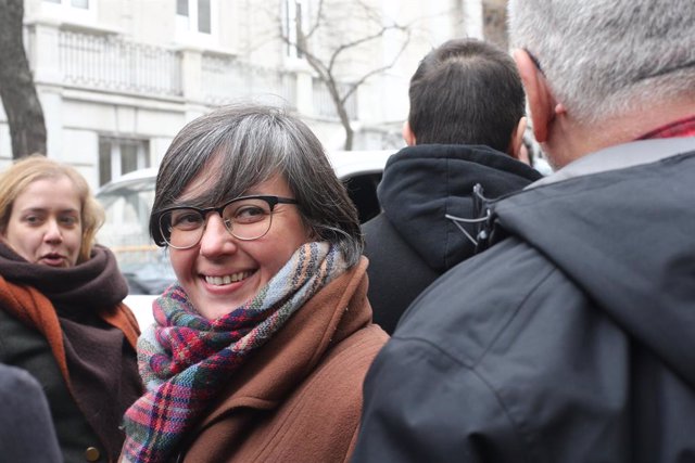 Archivo - L'exdiputada de la CUP al Parlament Mireia Boya 