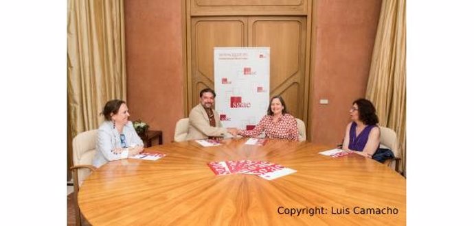 La presidenta de CIMA, Cristina Andreu, y el presidente de SGAE, Antonio Onetti firman un convenio de colaboración