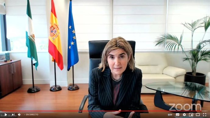 Archivo - La consejera de Empleo, Formación y Trabajo Autónomo, Rocío Blanco, en una imagen de archivo.