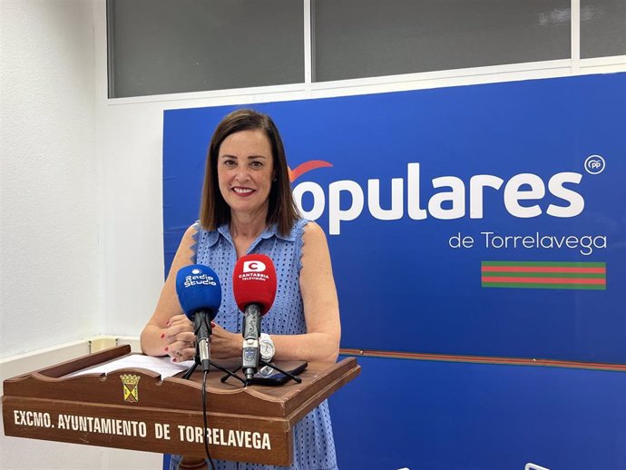 La portavoz del PP de Torrelavega, Marta Fernández-Teijeiro