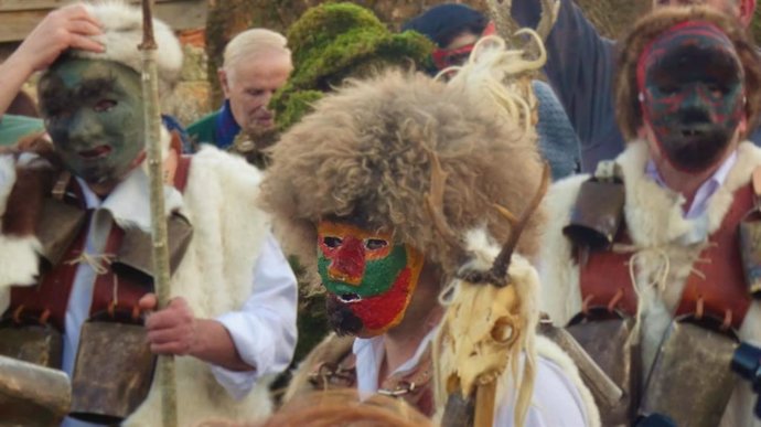 Archivo - Mascarada Los Zamarrones en Lanchares