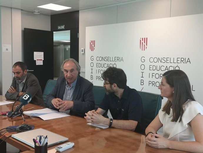 El conseller de Educación y Formación Profesional, Martí March, durante la presentación del Máster en Diseño Responsable en Entornos Turísticos.