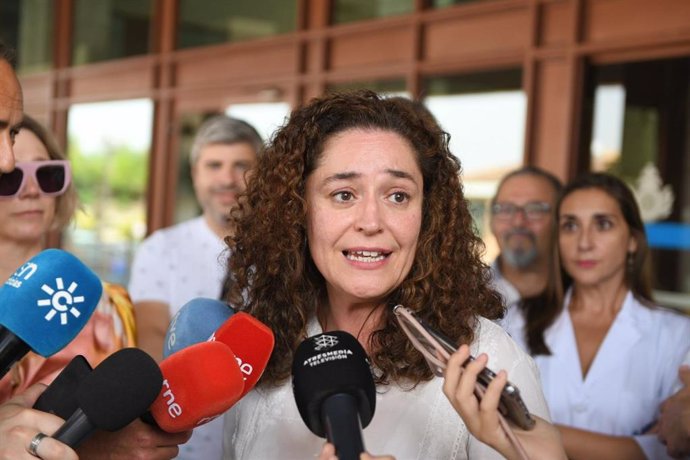 La candidata de Por Andalucía a la Presidencia de la Junta, Inma Nieto.