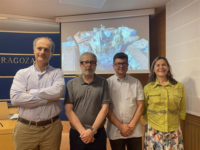 Este trabajo de digitalización ha sido realizado por el grupo de Representación Arquitectónica del Patrimonio Histórico y Constructivo (GRAPHyC) de la Universidad de Zaragoza