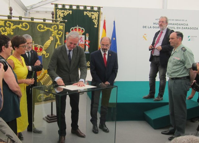 Azcón durante el acto de este jueves