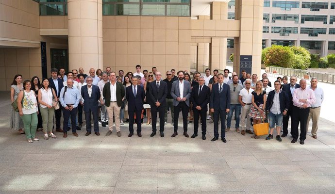 La delegación de La Rioja en el Puerto de Barcelona.
