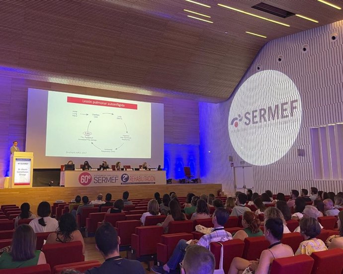 El segundo día del 60 Congreso de la #SERMEF22 y 2 Congreso Iberoamericano de #Rehabilitación.