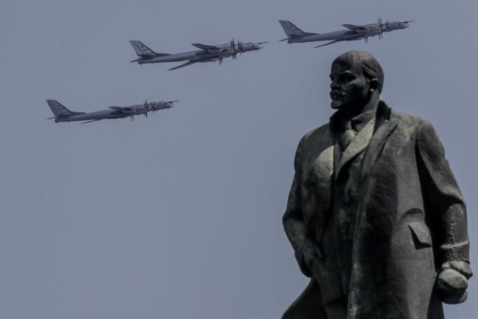 Estatua de Vladimir Lenin en Moscú.