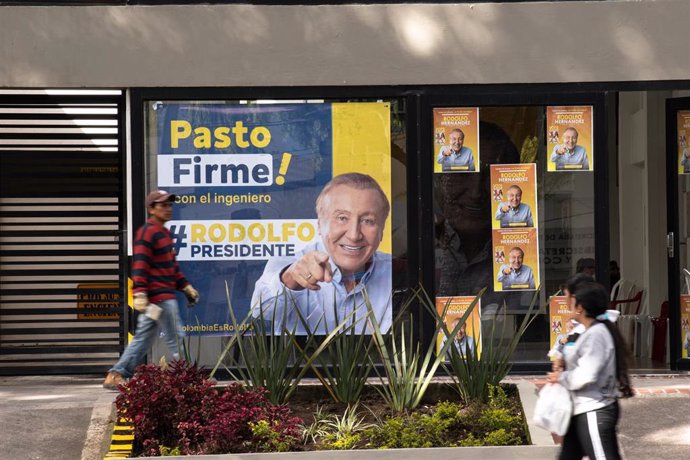 Propaganda electoral del candidato Rodolfo Hernández en Nariño.