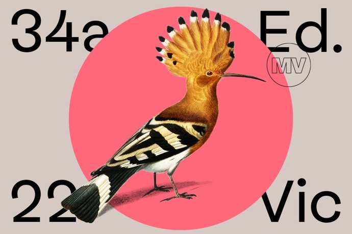 Cartel de la 34 edición del Mercat de Música Viva de Vic