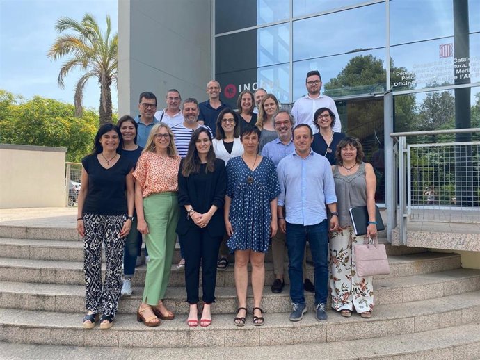 Los participantes en la reunión