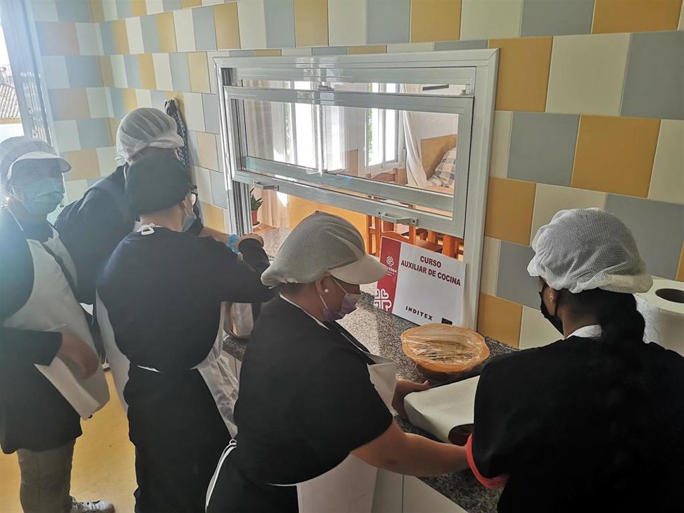 Cuso de Auxiliar de Cocina.