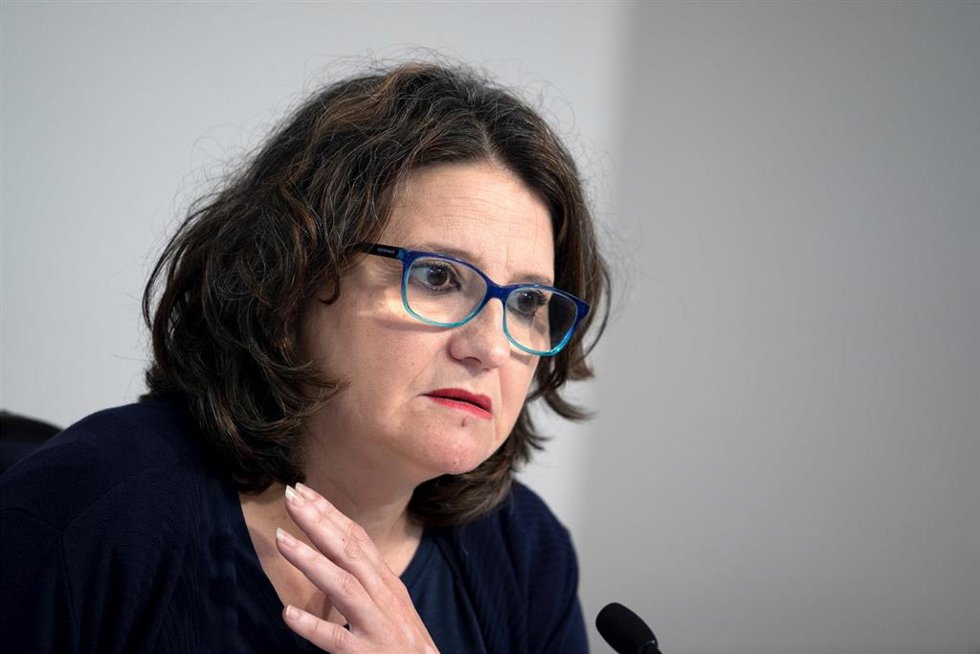 La vicepresidenta y portavoz del Consell, Mónica Oltra