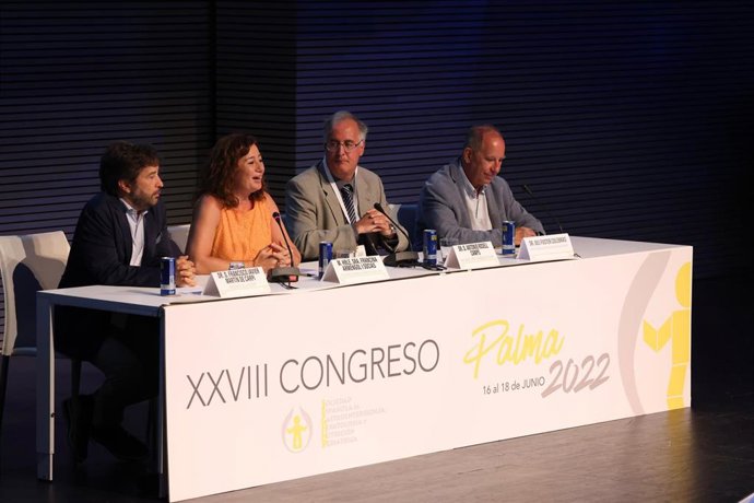 La presidenta del Govern, Francina Armengol, en la inauguración del XXVIII Congreso de la Sociedad Española de Gastroenterología, Hepatología y Nutrición Pediátrica.