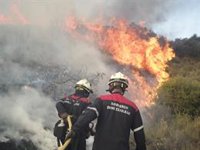 No se han producido rebrotes en los incendios de Leire, Tafalla y Olleta-Leoz, que continúan en fase de estabilización