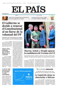 Las portadas de los periódicos del viernes 17 de junio