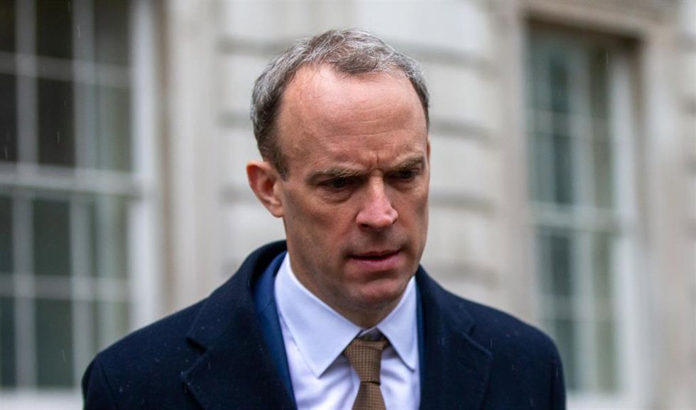 Archivo - El vice primer ministro de Reino Unido, Dominic Raab