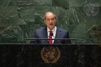 El ministro de Exteriores de Siria culpa a Occidente de impedir el regreso de refugiados sirios