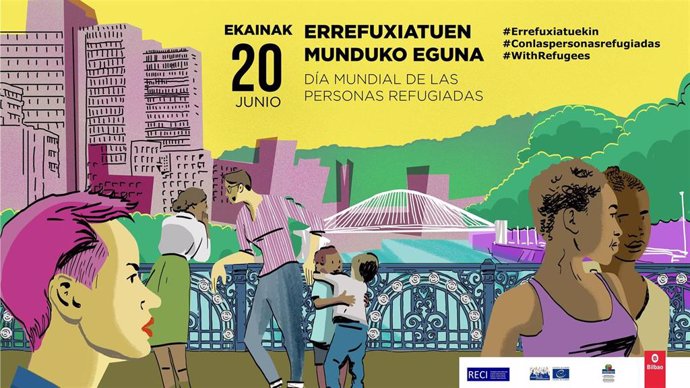 BILBAO LANZA UNA CAMPAÑA CON MOTIVO DEL DÍA MUNDIAL DE LAS PERSONAS REFUGIADAS EL 20 DE JUNIO