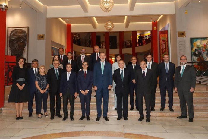 El Rey Felipe VI en el 75 aniversario del bufete Uría Menéndez