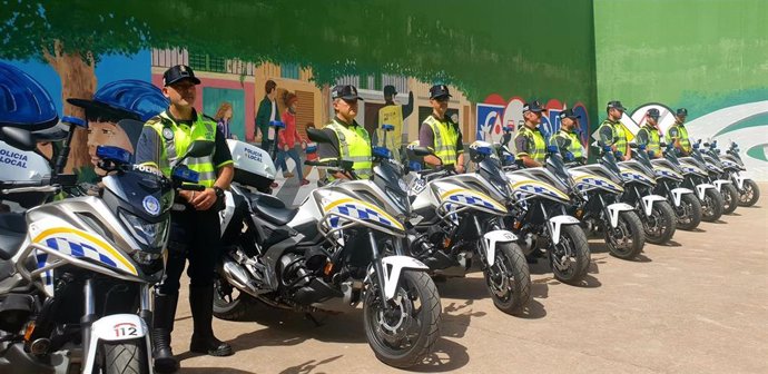 La Policía Local de Palma estrena 10 nuevas motocicletas