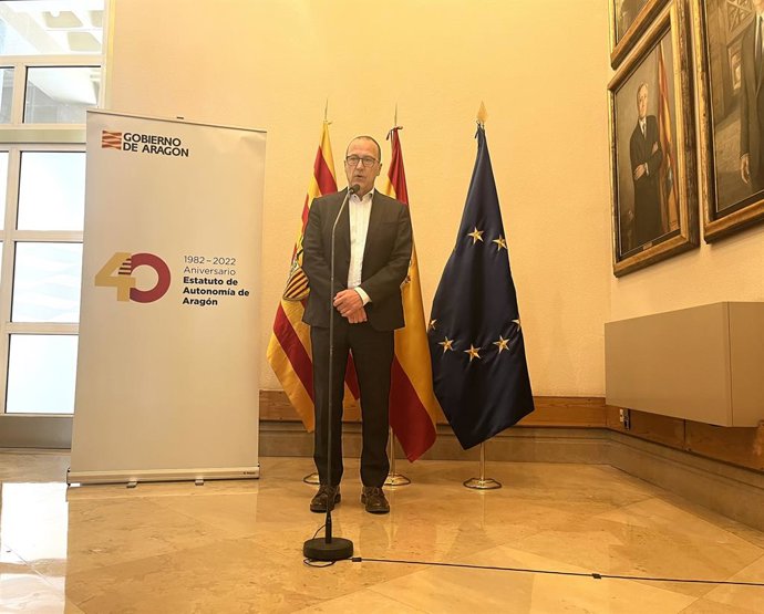 El conseller d'Educació, Cultura i Esport del Govern d'Aragó, Felipe Faci