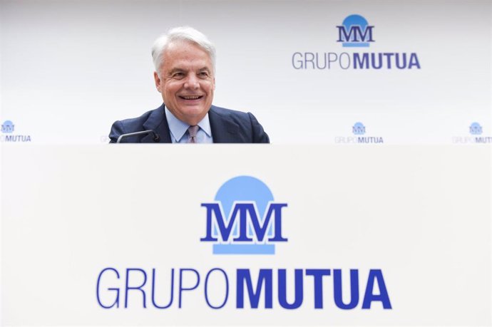 Archivo - El presidente del Grupo Mutua Madrileña, Ignacio Garralda, en la presentación de los resultados de la entidad correspondientes al ejercicio 2021.