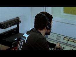 Grabación del cortometraje 'Altas frecuencias' en el IES Profesor Tierno Galván de Alcalá de Guadaíra.