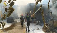 Rescatan a una mujer de 77 años y dos niñas en un incendio en Villarrubia de los Ojos