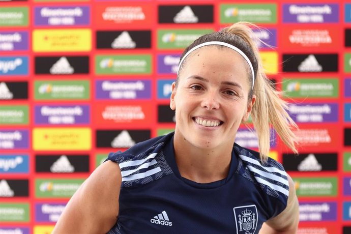 Claudiza Zornoza durante la concentración de la selección española para la Eurocopa de Inglaterra