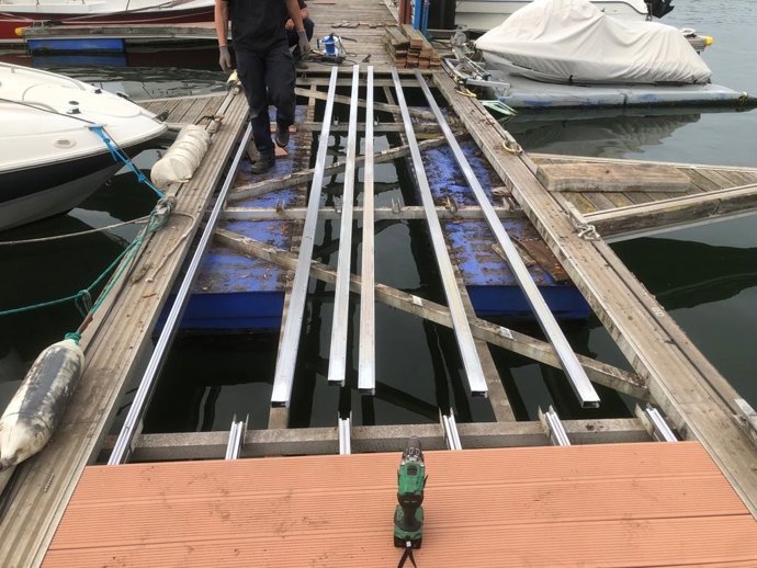 Santurtzi destina 360.000 euros a ejecutar mejoras en la dársena náutica de los pantalanes